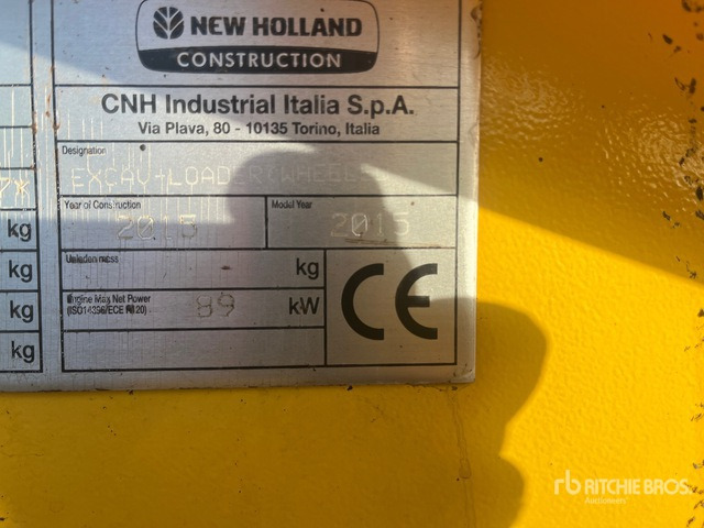 2015 New Holland B115C 4x4x4 Backhoe Loader - Peralatan lainnya: gambar 3 2015 New Holland B115C 4x4x4 Backhoe Loader - Peralatan lainnya: gambar 3