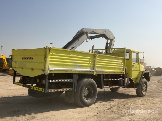1996 Iveco PM 14522 Knuckle Boom on 4x4 Flatbed Truck with Crane - Truk flatbed, Truk derek: gambar 3 1996 Iveco PM 14522 Knuckle Boom on 4x4 Flatbed Truck with Crane - Truk flatbed, Truk derek: gambar 3