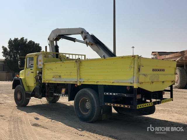 1996 Iveco PM 14522 Knuckle Boom on 4x4 Flatbed Truck with Crane - Truk flatbed, Truk derek: gambar 2 1996 Iveco PM 14522 Knuckle Boom on 4x4 Flatbed Truck with Crane - Truk flatbed, Truk derek: gambar 2