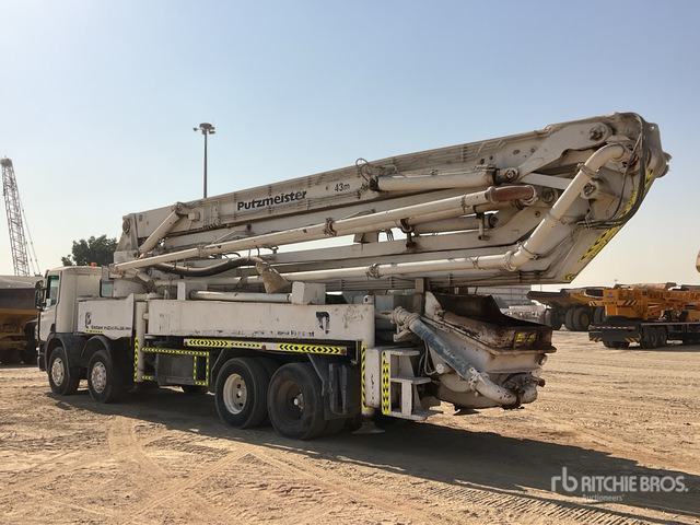 1997 Scania 1997 Putzmeister BSF 43.15 FM 4 ... Concrete Pump Truck - Truk pompa beton: gambar 2 1997 Scania 1997 Putzmeister BSF 43.15 FM 4 ... Concrete Pump Truck - Truk pompa beton: gambar 2