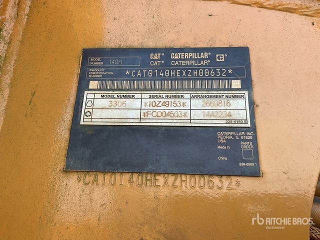 2008 Cat 140H - Grader: gambar 3 2008 Cat 140H - Grader: gambar 3