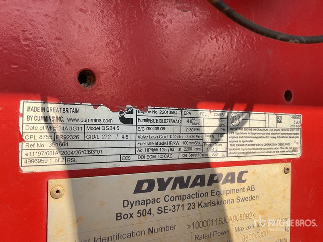2011 Dynapac CA302PD Smooth Drum Compactor - Pemadat: gambar 5 2011 Dynapac CA302PD Smooth Drum Compactor - Pemadat: gambar 5