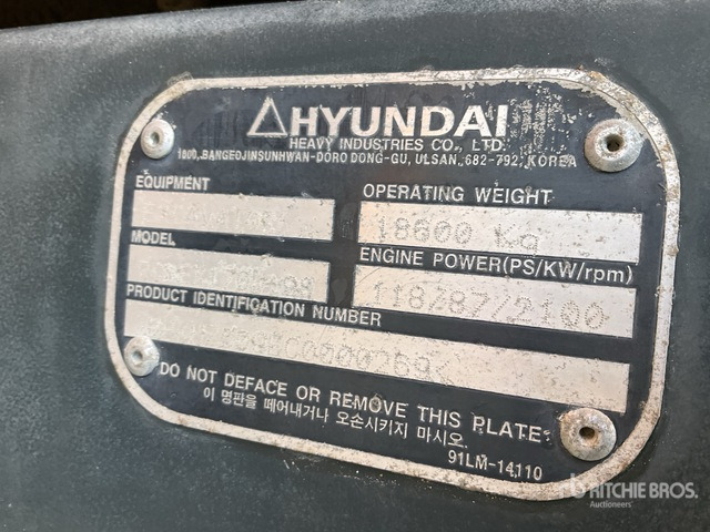 2013 Hyundai Robex 170W-9S - Ekskavator roda: gambar 2 2013 Hyundai Robex 170W-9S - Ekskavator roda: gambar 2