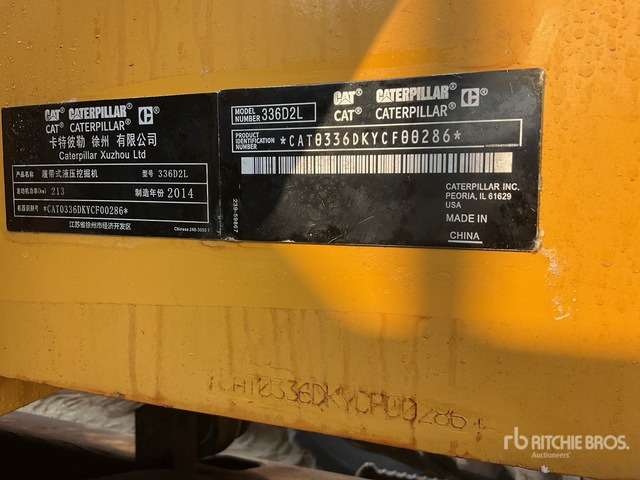 2014 Cat 336D2L - Ekskavator perayap: gambar 2 2014 Cat 336D2L - Ekskavator perayap: gambar 2