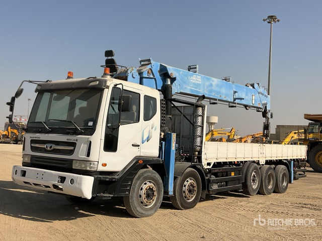 2015 Tata Daewoo Novus SE 2015 Dong Yang SS7506S 20 ton S ... Flatbed Truck with Crane - Truk flatbed, Truk derek: gambar 1 2015 Tata Daewoo Novus SE 2015 Dong Yang SS7506S 20 ton S ... Flatbed Truck with Crane - Truk flatbed, Truk derek: gambar 1