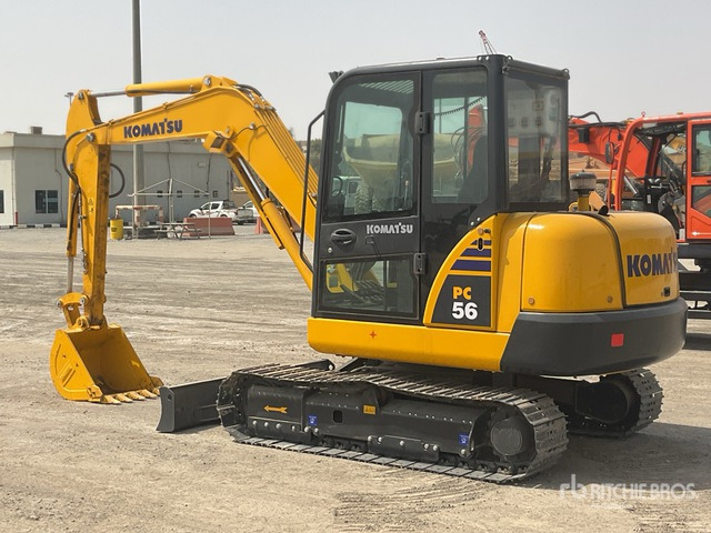 2019 Komatsu PC56-7 Mini Excavator: <6.6t - Ekskavator mini: gambar 4 2019 Komatsu PC56-7 Mini Excavator: <6.6t - Ekskavator mini: gambar 4
