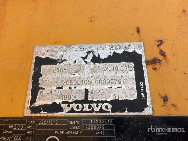 2019 Volvo L105 - Wheel loader: gambar 3 2019 Volvo L105 - Wheel loader: gambar 3