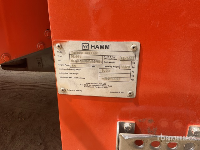 2023 Hamm HD99i - Roller jalan: gambar 3 2023 Hamm HD99i - Roller jalan: gambar 3