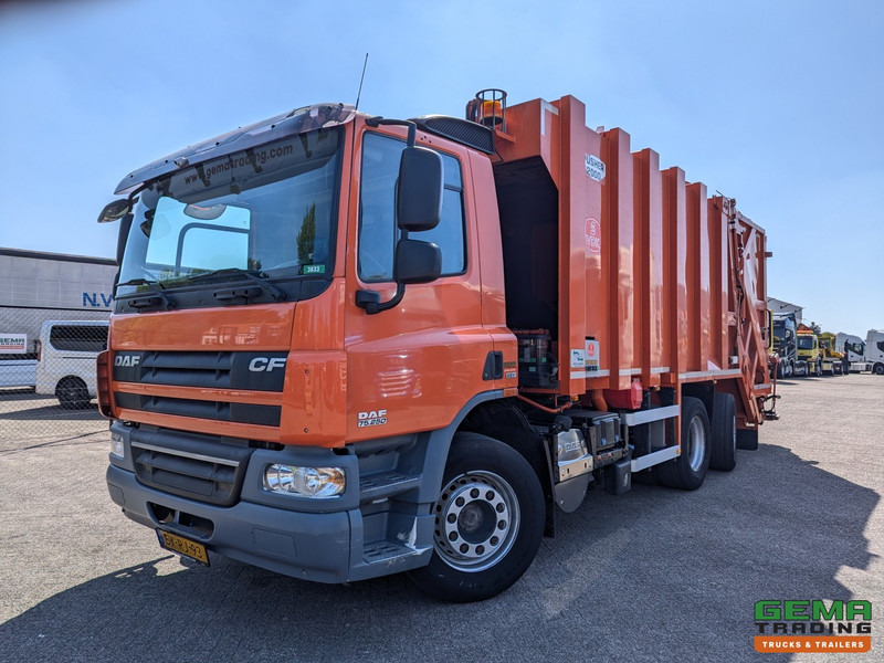 DAF FAN CF75.250 6x2/4 Dagcabine Euro5 - MOL/VDK Pusher 2000 OB + Terberg TCA-DELW-2 - 08/2025APK - Truk sampah: gambar 1 DAF FAN CF75.250 6x2/4 Dagcabine Euro5 - MOL/VDK Pusher 2000 OB + Terberg TCA-DELW-2 - 08/2025APK - Truk sampah: gambar 1