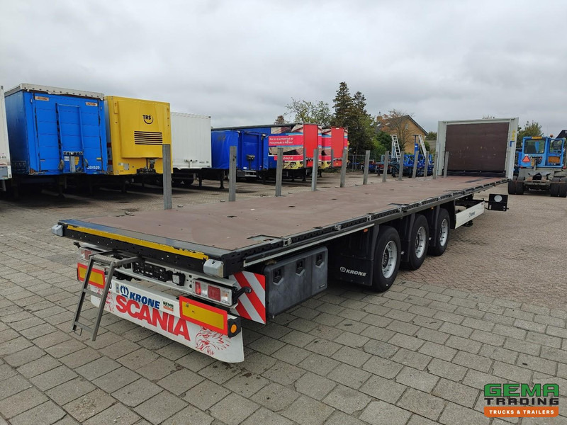 Krone SD 3-Assen Krone - MEGA - LiftAs - Schijfremmen - Open laadbak - Rongpotten/Rongen - Twistlocks - Semi-trailer flatbed: gambar 2 Krone SD 3-Assen Krone - MEGA - LiftAs - Schijfremmen - Open laadbak - Rongpotten/Rongen - Twistlocks - Semi-trailer flatbed: gambar 2