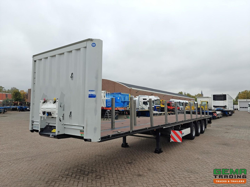 Krone SD 3-Assen Krone - MEGA - LiftAs - Schijfremmen - Open laadbak - Rongpotten/Rongen - Twistlocks - Semi-trailer flatbed: gambar 1 Krone SD 3-Assen Krone - MEGA - LiftAs - Schijfremmen - Open laadbak - Rongpotten/Rongen - Twistlocks - Semi-trailer flatbed: gambar 1