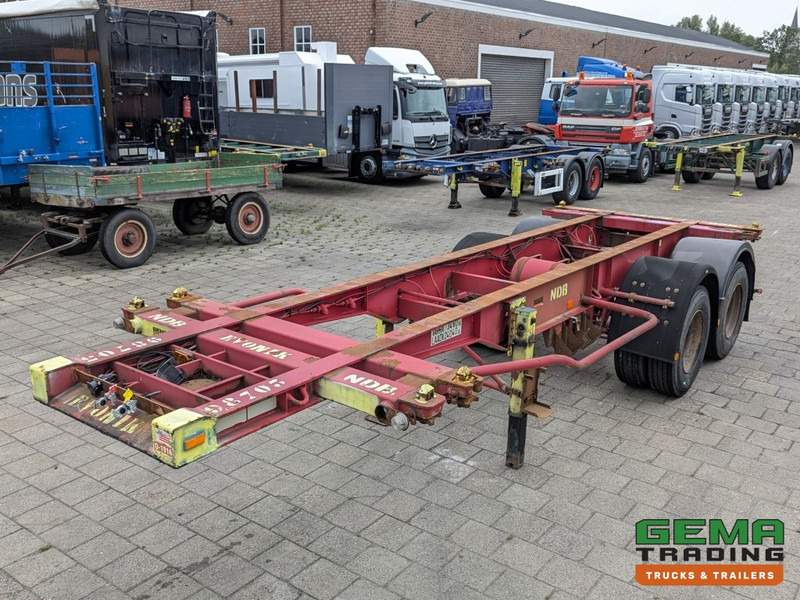 Krone SZC 20FT 2-Assen ROR - STEEL Suspension - DOUBLE tires - DrumBrakes (O1916) - Semi-trailer pengangkut mobil: gambar 4 Krone SZC 20FT 2-Assen ROR - STEEL Suspension - DOUBLE tires - DrumBrakes (O1916) - Semi-trailer pengangkut mobil: gambar 4