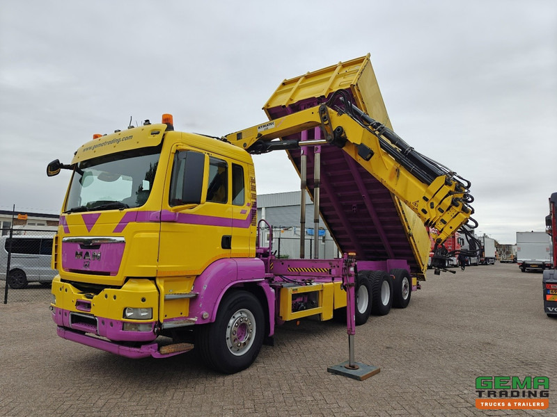 MAN TGS 35.440 8x4/4 Dagcabine Euro5 - Hymatec Kipper + Hiab 166 ES-4 Pro - Alcoa - 02/2026 APK - Truk jungkit, Truk derek: gambar 1 MAN TGS 35.440 8x4/4 Dagcabine Euro5 - Hymatec Kipper + Hiab 166 ES-4 Pro - Alcoa - 02/2026 APK - Truk jungkit, Truk derek: gambar 1
