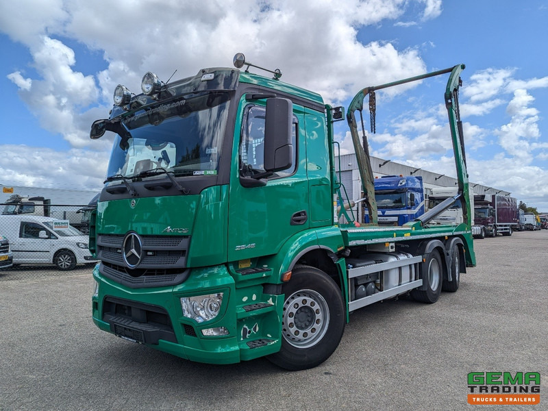 Mercedes-Benz Antos 2546 6x2/4 Dagcab - Euro6 - JOAB PortaalSysteem 18T - Weegsysteem - Uitschuifbaar - Truk skip loader: gambar 1 Mercedes-Benz Antos 2546 6x2/4 Dagcab - Euro6 - JOAB PortaalSysteem 18T - Weegsysteem - Uitschuifbaar - Truk skip loader: gambar 1