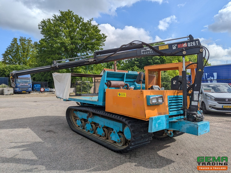 Morooka MST-1100 Rupsdumper / Werktuigdrager - Platte kiepbak + Hiab 026 T3 Kraan - Komatsu 6Cil - Tempat sampah: gambar 5 Morooka MST-1100 Rupsdumper / Werktuigdrager - Platte kiepbak + Hiab 026 T3 Kraan - Komatsu 6Cil - Tempat sampah: gambar 5
