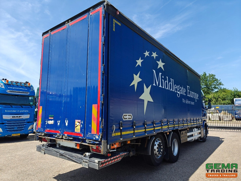 Scania G410 6x2/4 Streamline Euro6 - Retarder - Schuifzeilenbak 8.2M + Laadklep 1500kg - Smart Tacho V2 - Truk dengan terpal samping: gambar 4 Scania G410 6x2/4 Streamline Euro6 - Retarder - Schuifzeilenbak 8.2M + Laadklep 1500kg - Smart Tacho V2 - Truk dengan terpal samping: gambar 4