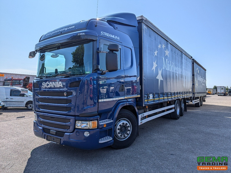 Scania G410 6x2/4 Streamline Euro6 - Retarder + Van Hool 2-Assige Aanhanger - SchuifzeilenCombi - SmartTachoV2 - Truk box: gambar 1 Scania G410 6x2/4 Streamline Euro6 - Retarder + Van Hool 2-Assige Aanhanger - SchuifzeilenCombi - SmartTachoV2 - Truk box: gambar 1