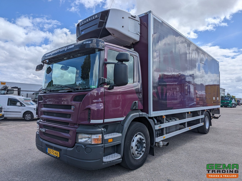 Scania P230 4x2 Dagcab Euro5 - Koel-VriesBak 7.5m + Carrier Supra 950MT + Laadklep 2000kg - Truk berpendingin: gambar 1 Scania P230 4x2 Dagcab Euro5 - Koel-VriesBak 7.5m + Carrier Supra 950MT + Laadklep 2000kg - Truk berpendingin: gambar 1