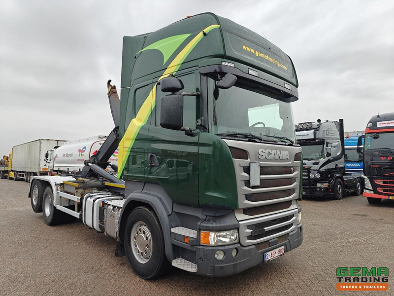 Scania R450 6x2/4 Topline Euro6A - HaakarmSysteem Marrel 26T - Standairco - LiftAs - Vangmuil - Dubbele Tanks - Hook lift: gambar 3 Scania R450 6x2/4 Topline Euro6A - HaakarmSysteem Marrel 26T - Standairco - LiftAs - Vangmuil - Dubbele Tanks - Hook lift: gambar 3