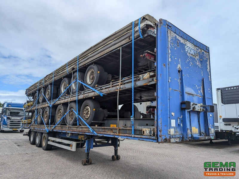 Van Hool 3B0064 Pakket 1x van Hool ROR + 4x Samro BPW - Compleet Gestapeld - Hardhoutenvloer - RoestVrij! - Semi-trailer dengan terpal samping: gambar 3 Van Hool 3B0064 Pakket 1x van Hool ROR + 4x Samro BPW - Compleet Gestapeld - Hardhoutenvloer - RoestVrij! - Semi-trailer dengan terpal samping: gambar 3