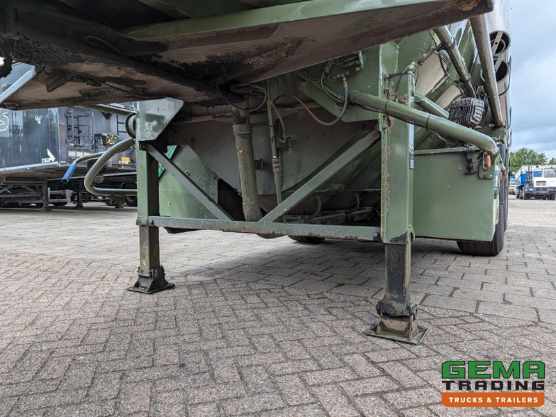 Semi-trailer tangki WELGRO 90WSL33-24 2-Assen SAF Silo MengVoeder / Futter 24m³ - Trommelremmen - StuurAs (O1961): gambar 8