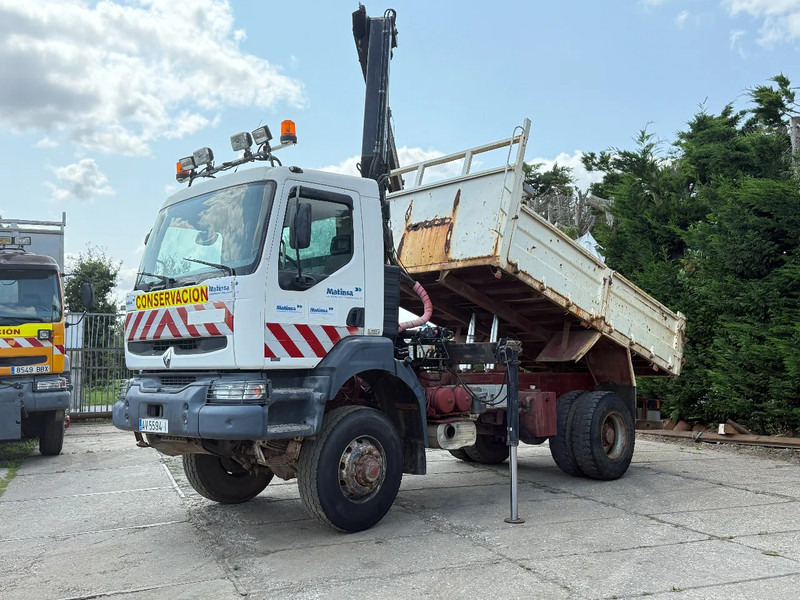 Renault Kerax 400 4X4 Tipper + Hiab 085 Spring/Spring EURO 2 ZF Manual Gearbox - Truk jungkit, Truk derek: gambar 2 Renault Kerax 400 4X4 Tipper + Hiab 085 Spring/Spring EURO 2 ZF Manual Gearbox - Truk jungkit, Truk derek: gambar 2