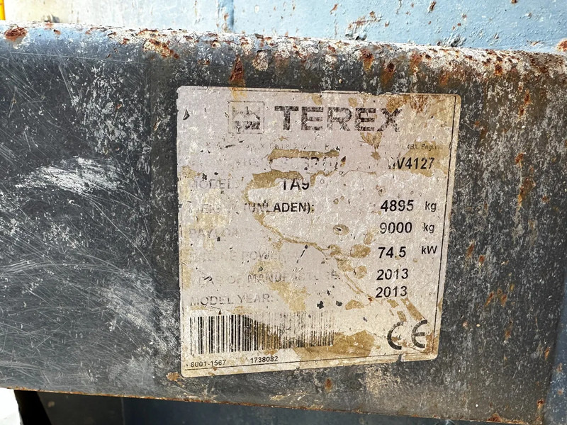 Terex 9 Ton 4X4 Mini Dumper *3711 Hours* - Tempat sampah mini: gambar 5 Terex 9 Ton 4X4 Mini Dumper *3711 Hours* - Tempat sampah mini: gambar 5