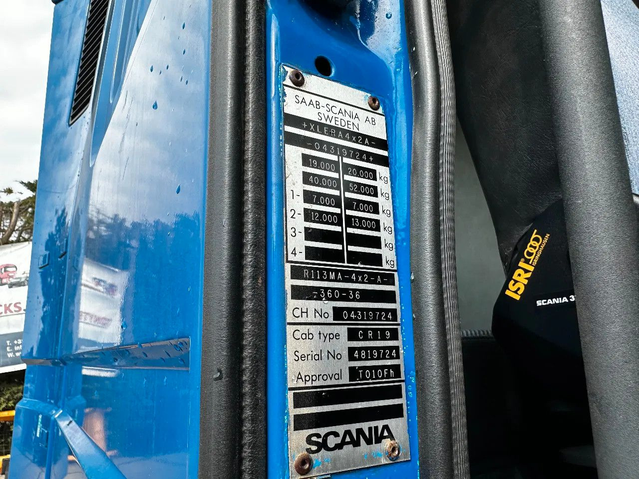 Tractor head Scania R113-360 4X2 Tractor-unit Spring/Air Manual Gear: gambar 8