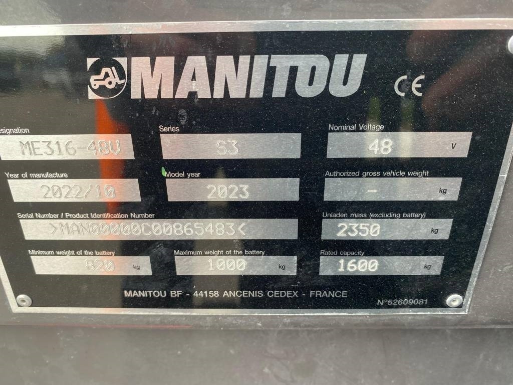 Leasing Manitou ME 316  Manitou ME 316: gambar 25 Leasing Manitou ME 316  Manitou ME 316: gambar 25