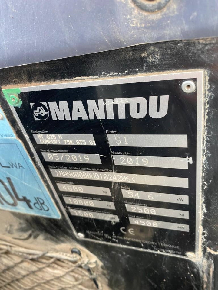 Telehandler Manitou MT 625 H: gambar 27