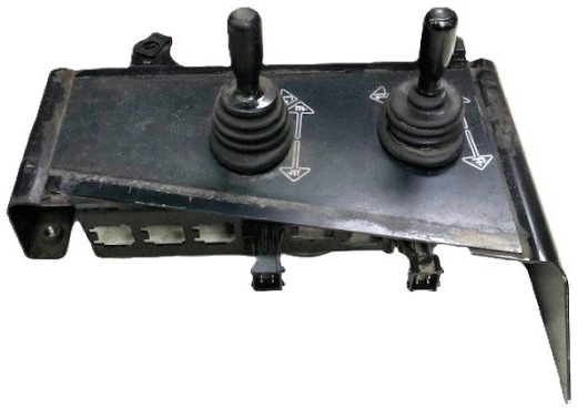2-way hydraulic control lever - Sistem listrik untuk Peralatan untuk menangani material: gambar 1 2-way hydraulic control lever - Sistem listrik untuk Peralatan untuk menangani material: gambar 1