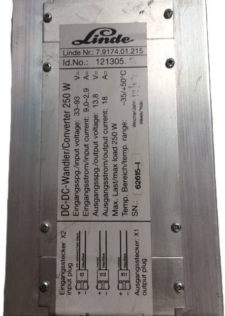 Converter 48V-12V - Sistem listrik untuk Peralatan untuk menangani material: gambar 4 Converter 48V-12V - Sistem listrik untuk Peralatan untuk menangani material: gambar 4