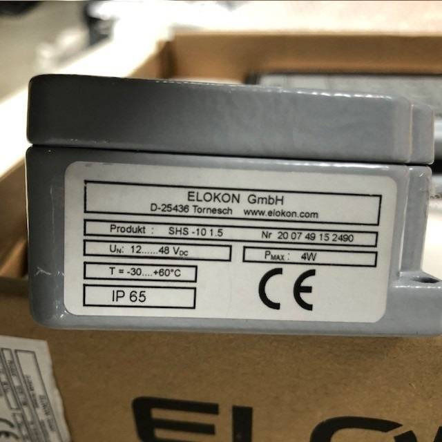 Elokon SHS-10 1.5 for forklift - Sensor untuk Peralatan untuk menangani material: gambar 3 Elokon SHS-10 1.5 for forklift - Sensor untuk Peralatan untuk menangani material: gambar 3