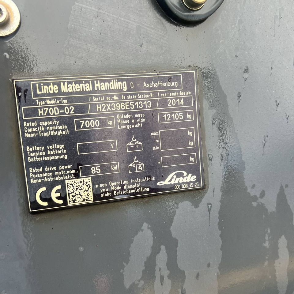 Linde H70D (396) - Forklift diesel: gambar 5 Linde H70D (396) - Forklift diesel: gambar 5