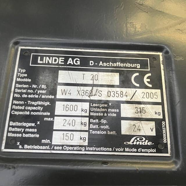 Linde T16 (360) - Truk pallet: gambar 3 Linde T16 (360) - Truk pallet: gambar 3