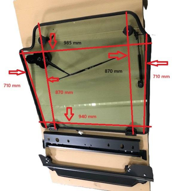 Rear Grendia complete - Jendela dan bagian untuk Peralatan untuk menangani material: gambar 2 Rear Grendia complete - Jendela dan bagian untuk Peralatan untuk menangani material: gambar 2