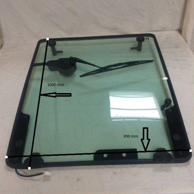 Rear windows for Caterpillar / Mitsubishi - Jendela dan bagian untuk Peralatan untuk menangani material: gambar 2 Rear windows for Caterpillar / Mitsubishi - Jendela dan bagian untuk Peralatan untuk menangani material: gambar 2