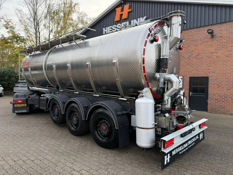 D-Tec WIENHOFF 28.500L Edelstahl Tierfutter/Gülleauflieger Neuwertig 6m3 Vogelsang pomp - Semi-trailer tangki: gambar 2 D-Tec WIENHOFF 28.500L Edelstahl Tierfutter/Gülleauflieger Neuwertig 6m3 Vogelsang pomp - Semi-trailer tangki: gambar 2