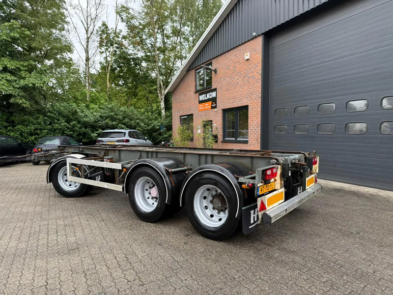 GS Meppel 28T Kiepende containeraanhangwagen! 640cm systeemlengte Centrale smering - Semi-trailer pengangkut mobil: gambar 2 GS Meppel 28T Kiepende containeraanhangwagen! 640cm systeemlengte Centrale smering - Semi-trailer pengangkut mobil: gambar 2