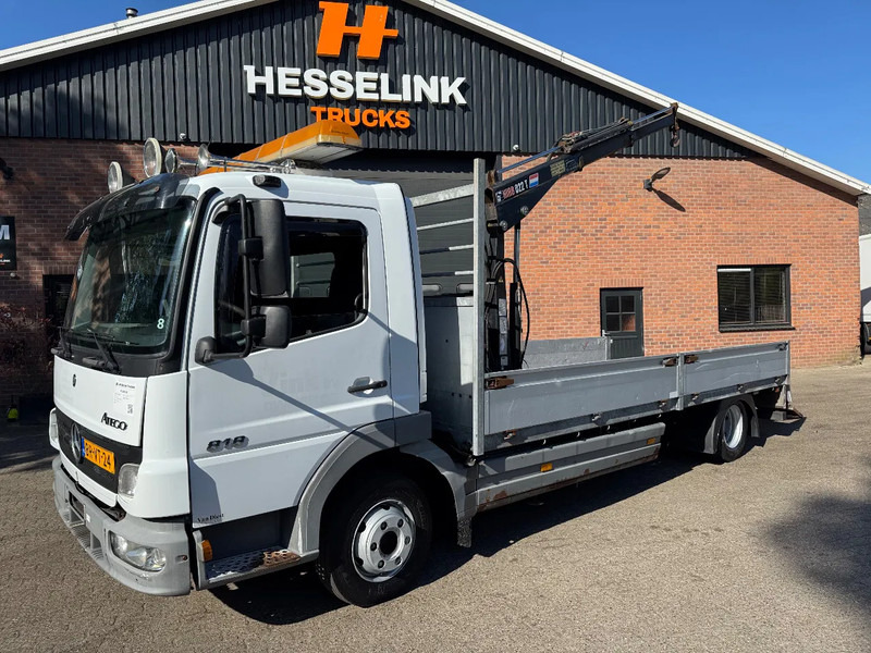 Mercedes-Benz Atego 818 Machinery transporter + Hiab Crane 288.360KM NL Truck - Truk pengangkut mobil, Truk derek: gambar 1 Mercedes-Benz Atego 818 Machinery transporter + Hiab Crane 288.360KM NL Truck - Truk pengangkut mobil, Truk derek: gambar 1