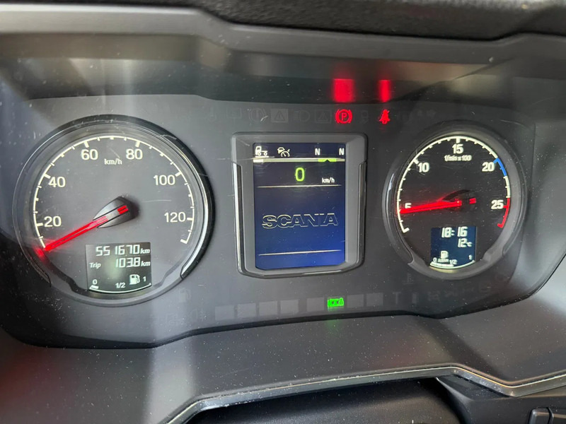 Truk dengan terpal samping Scania R500 NGS 6X2 Retarder Stuuras 551.670KM! Schuifzeilen Combi Hefdak: gambar 6