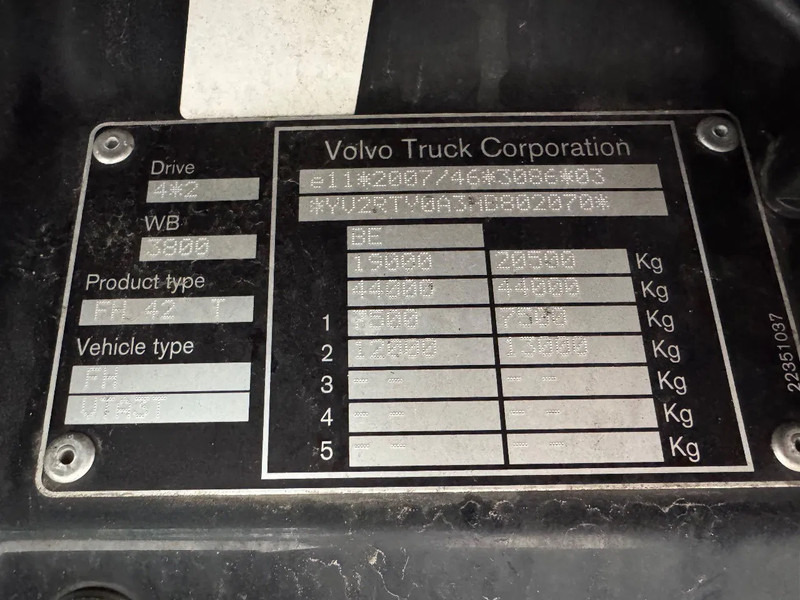 Leasing Volvo FH Dual clutch 2X tank Standairco 689.009KM! Alcoa Volvo FH Dual clutch 2X tank Standairco 689.009KM! Alcoa: gambar 12 Leasing Volvo FH Dual clutch 2X tank Standairco 689.009KM! Alcoa Volvo FH Dual clutch 2X tank Standairco 689.009KM! Alcoa: gambar 12