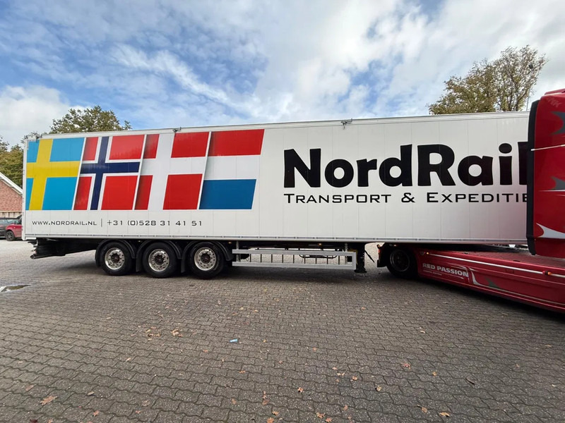 Semi-trailer dengan lantai berjalan kraker 2X K-Force 92m3 Alcoa SAF Tyrepilot Liftas 8MM Cargo Floor - Top condition: gambar 11