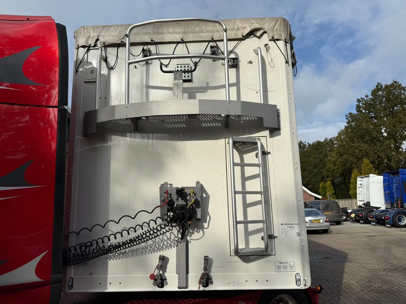 Semi-trailer dengan lantai berjalan kraker 2X K-Force 92m3 Alcoa SAF Tyrepilot Liftas 8MM Cargo Floor - Top condition: gambar 6