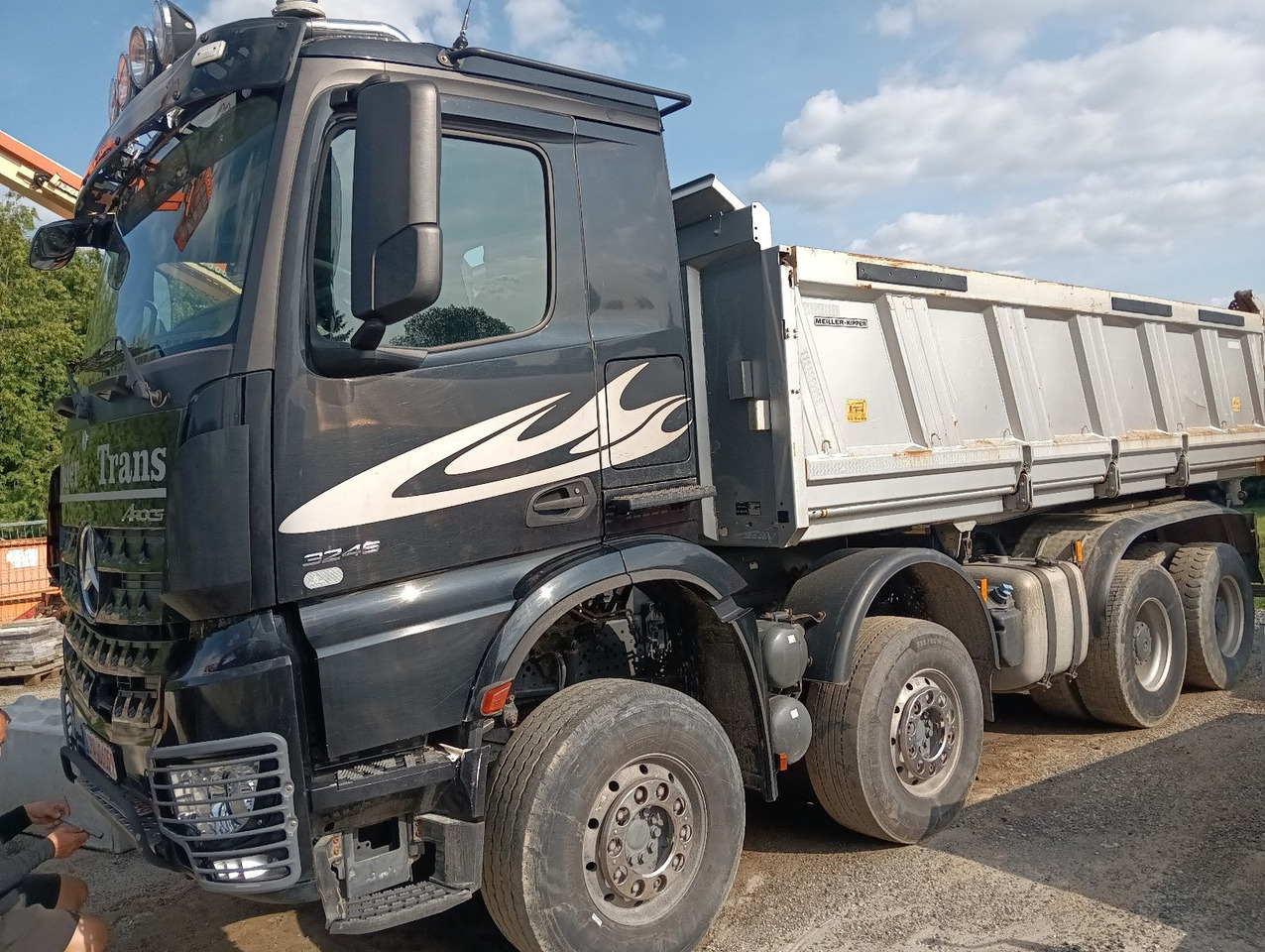 Mercedes-Benz AROCS 3246 8x4 MEILLER 3-Seiten Bordmatic SCHALT - Truk jungkit: gambar 1 Mercedes-Benz AROCS 3246 8x4 MEILLER 3-Seiten Bordmatic SCHALT - Truk jungkit: gambar 1