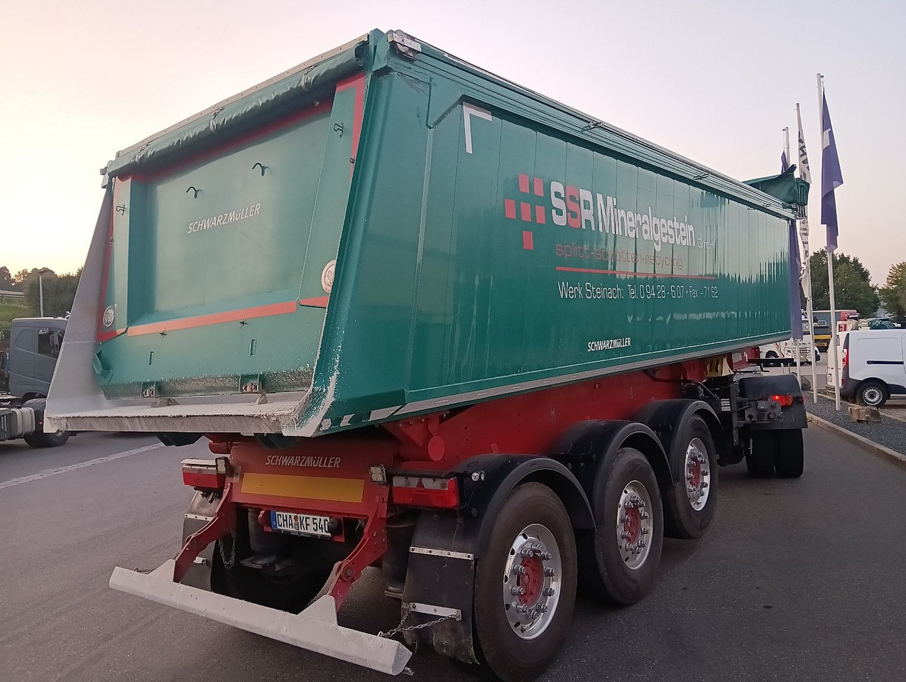 Schwarzmüller 3-A Alumulde ALCOA 27m3 SAF Lift 5,4t el.Verdeck - Semi-trailer jungkit: gambar 2 Schwarzmüller 3-A Alumulde ALCOA 27m3 SAF Lift 5,4t el.Verdeck - Semi-trailer jungkit: gambar 2