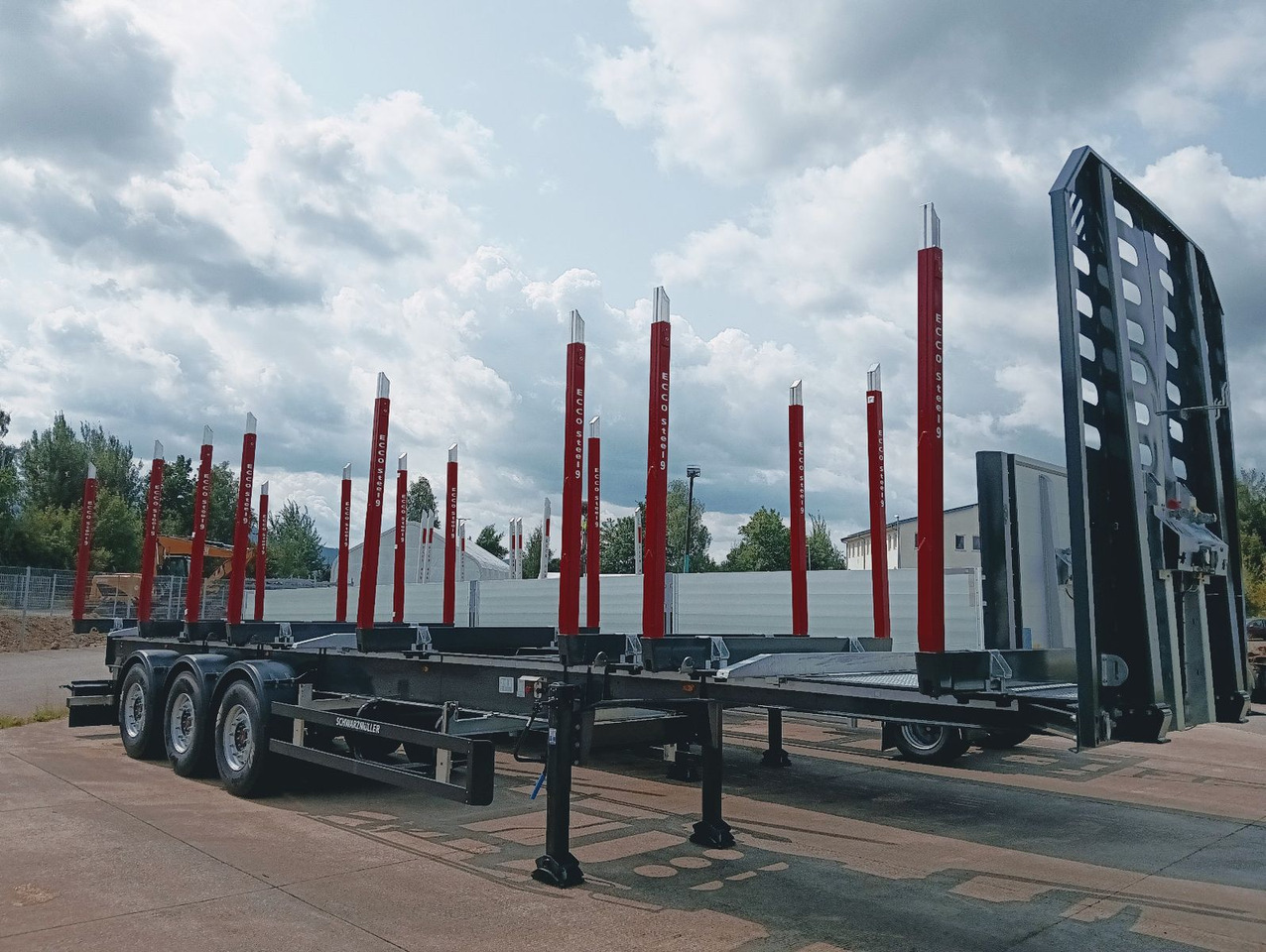 Schwarzmüller 3-A Rungensattel 8xRungSchemel 5800kg NEU sofort Schwarzmüller 3-A Rungensattel 8xRungSchemel 5800kg NEU sofort - Semi-trailer pengangkut kayu: gambar 1 Schwarzmüller 3-A Rungensattel 8xRungSchemel 5800kg NEU sofort Schwarzmüller 3-A Rungensattel 8xRungSchemel 5800kg NEU sofort - Semi-trailer pengangkut kayu: gambar 1