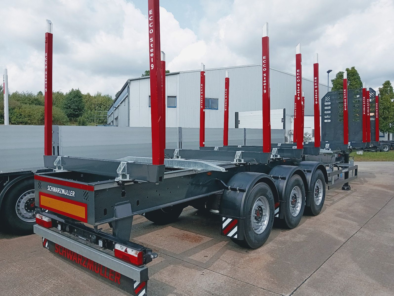 Schwarzmüller 3-A Rungensattel 8xRungSchemel 5800kg NEU sofort Schwarzmüller 3-A Rungensattel 8xRungSchemel 5800kg NEU sofort - Semi-trailer pengangkut kayu: gambar 4 Schwarzmüller 3-A Rungensattel 8xRungSchemel 5800kg NEU sofort Schwarzmüller 3-A Rungensattel 8xRungSchemel 5800kg NEU sofort - Semi-trailer pengangkut kayu: gambar 4