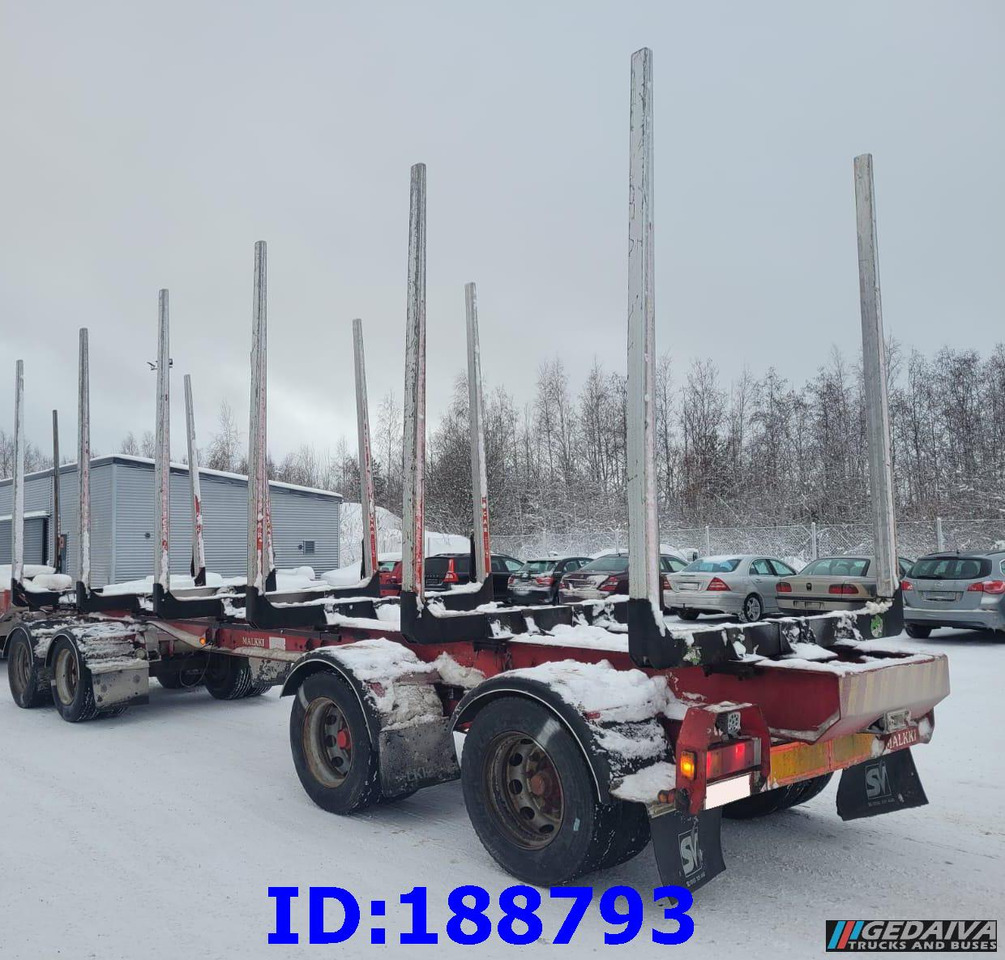 MALKKI RJ4-10200 - 4 Axles - Trailer pengangkut kayu: gambar 4 MALKKI RJ4-10200 - 4 Axles - Trailer pengangkut kayu: gambar 4