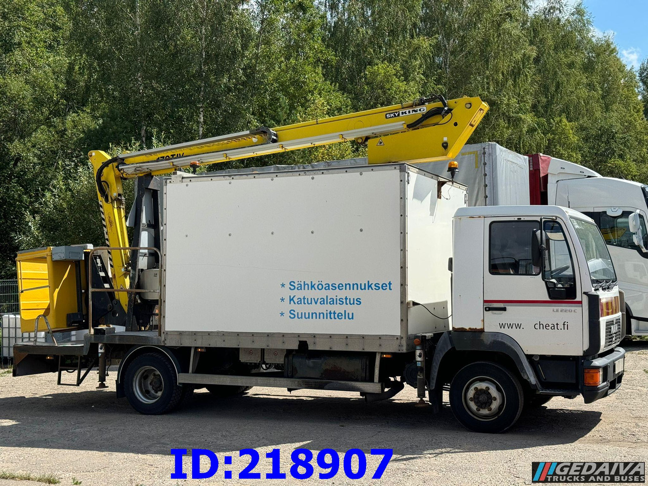 MAN LE 220C + Sky King 179TV - Platform udara yang dipasang di truk: gambar 3 MAN LE 220C + Sky King 179TV - Platform udara yang dipasang di truk: gambar 3